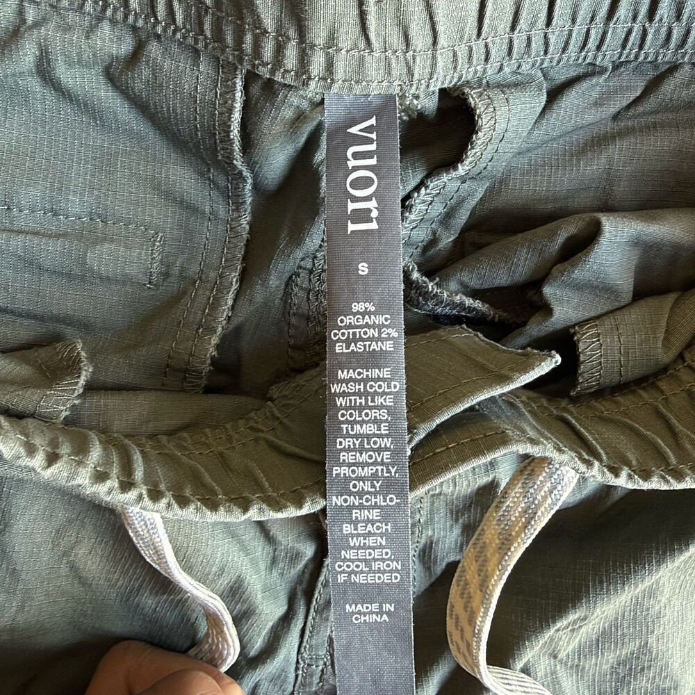Vuori Women’s Ripstop Pants Size S Olive Green Stretch Hiking Travel VW401 - Picture 7 of 16